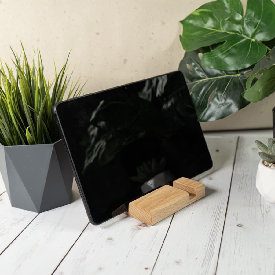 Подставка для телефона  и планшета, 11х7,5х2 см, бук - фото 9