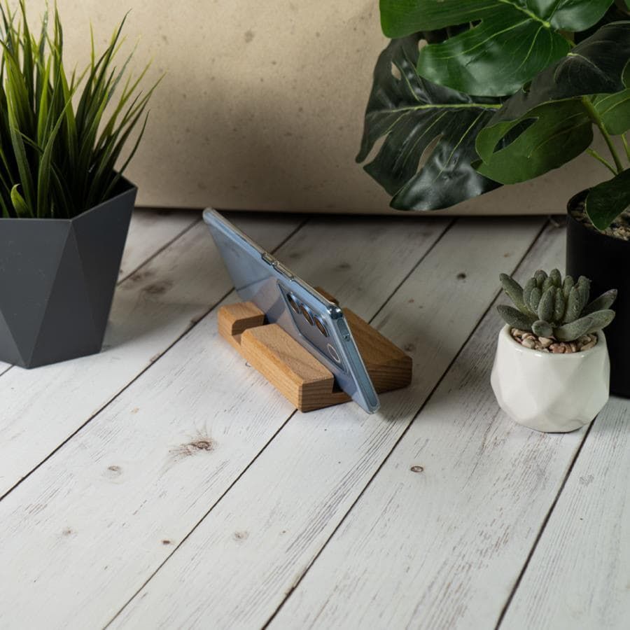 Подставка для телефона  и планшета, 11х7,5х2 см, бук - фото 10