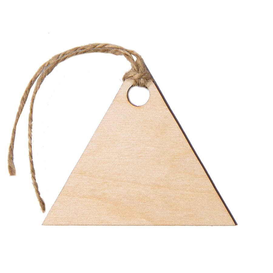 Ёлочное украшение TRIANGLE бежевый - фото 2