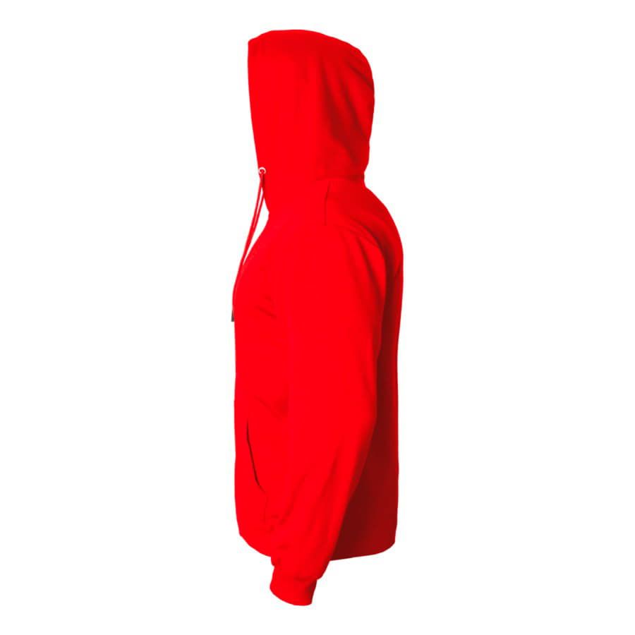 Толстовка унисекс с капюшоном SELEN 260 красный 4XL - фото 3
