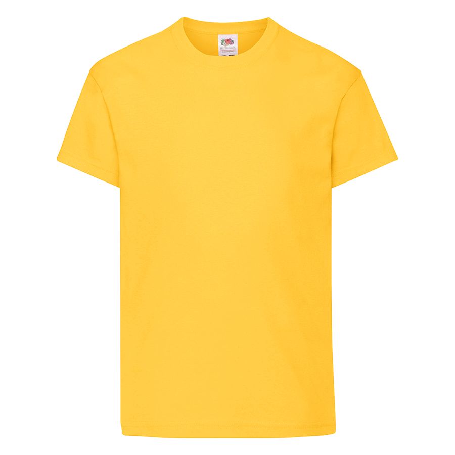 Футболка детская KIDS ORIGINAL T 145 желтый 128 - фото 5