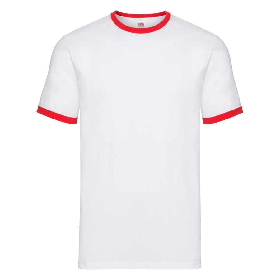 Футболка мужская RINGER T 160 белый черный XL - фото 9