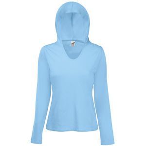 Футболка женская LADY FIT LIGHTWEIGHT HOODED T - фото 2