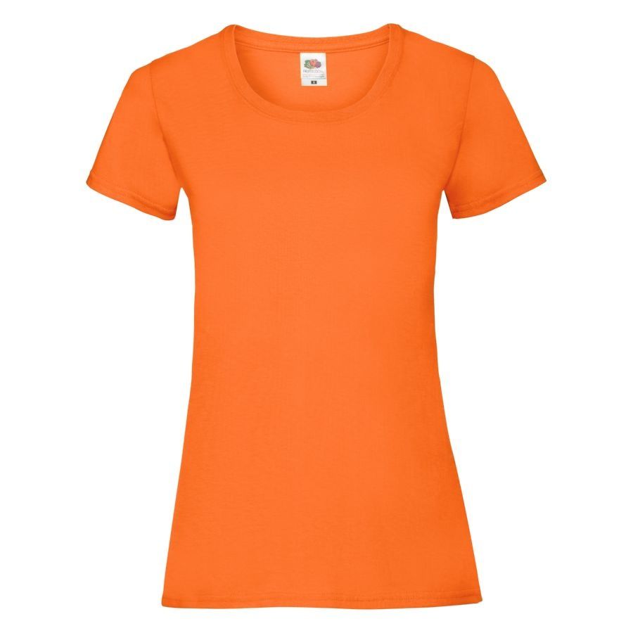 Футболка женская LADY FIT VALUEWEIGHT T 165 оранжевый S - фото 1