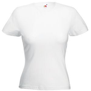 Футболка женская LADY FIT CREW NECK T 210 белый XL - фото 1