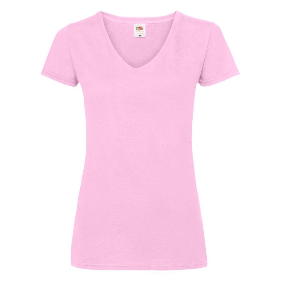 Футболка женская LADY FIT V-NECK T 210 красный M - фото 4