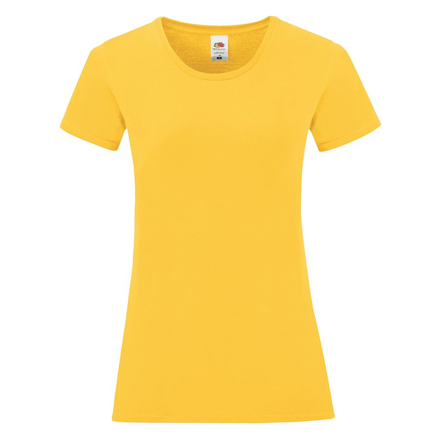 Футболка женская LADIES ICONIC 150 желтый S - фото 1