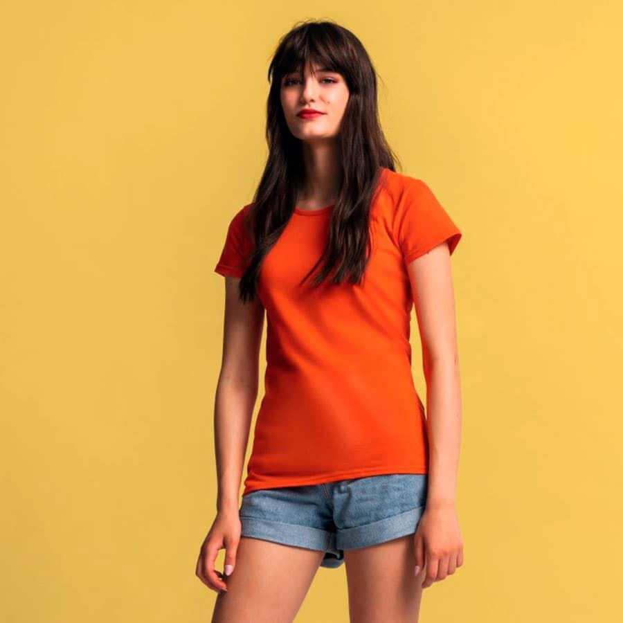 Футболка женская LADIES ICONIC 150 красный M - фото 14