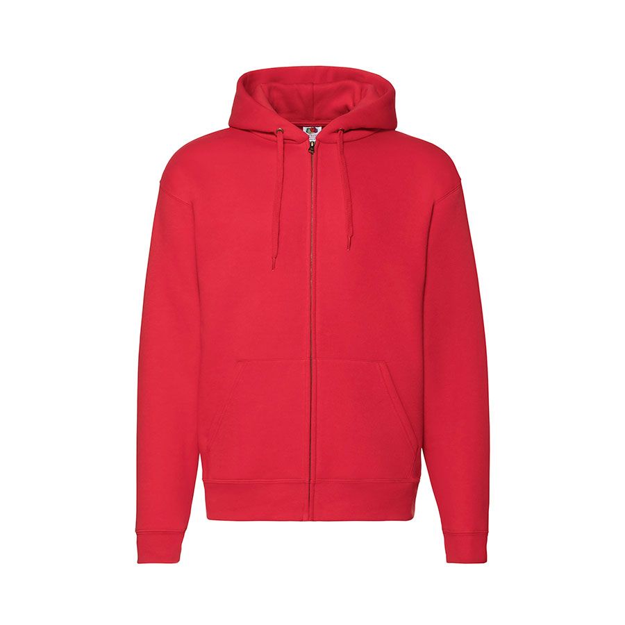 Толстовка с начесом PREMIUM HOODED SWEAT JACKET 280 черный XL - фото 13