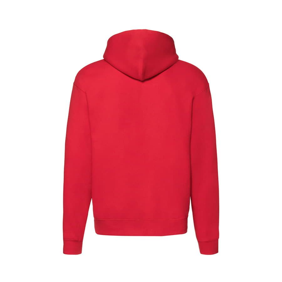 Толстовка с начесом PREMIUM HOODED SWEAT JACKET 280 красный M - фото 3
