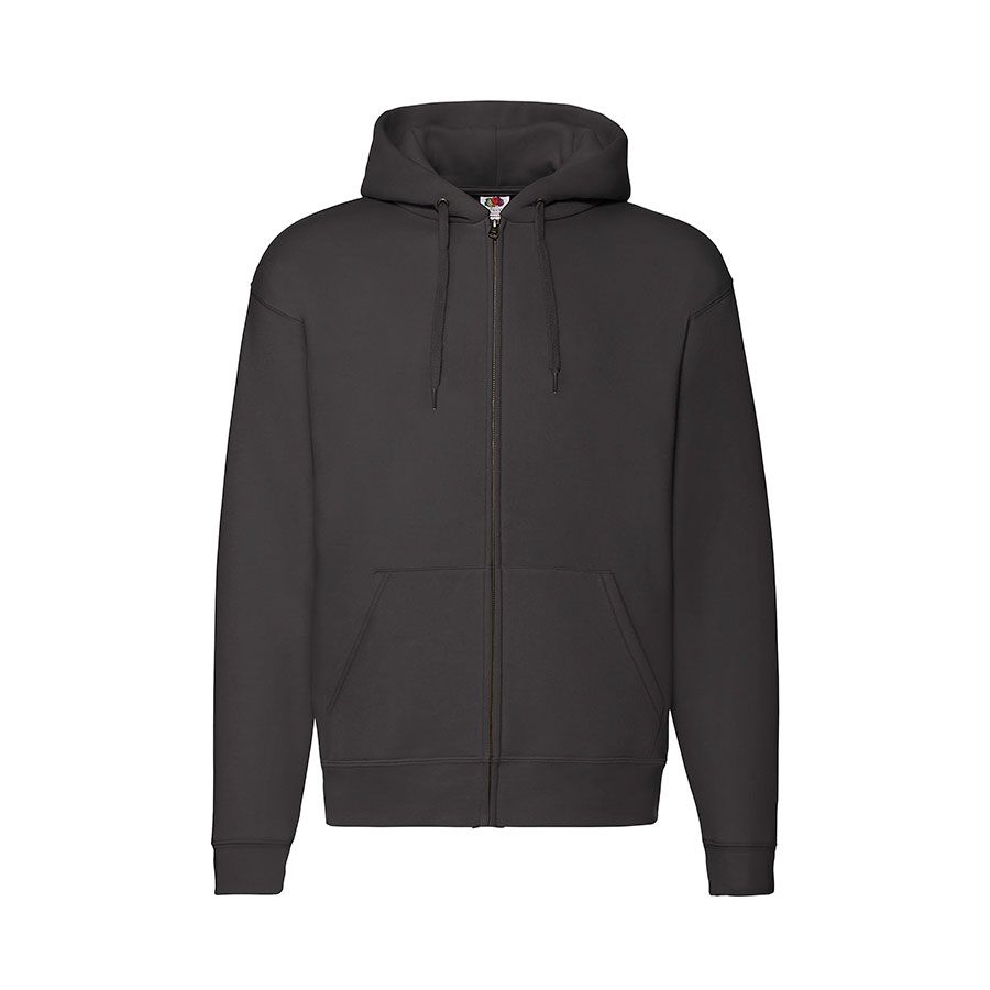 Толстовка с начесом PREMIUM HOODED SWEAT JACKET 280 красный XL - фото 5