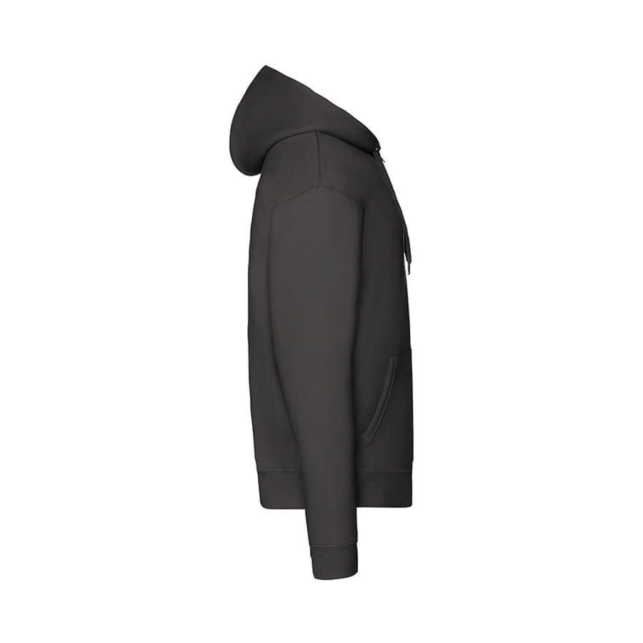 Толстовка с начесом PREMIUM HOODED SWEAT JACKET 280 красный S - фото 8
