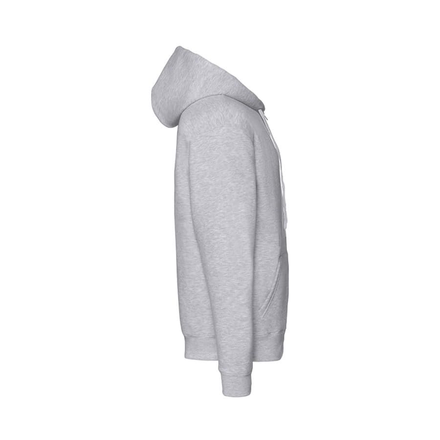 Толстовка с начесом PREMIUM HOODED SWEAT JACKET 280 синий XL - фото 12