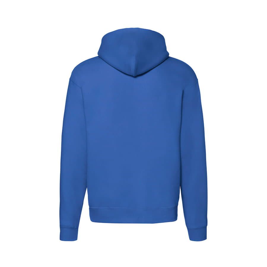 Толстовка с начесом PREMIUM HOODED SWEAT JACKET 280 серый меланж M - фото 11