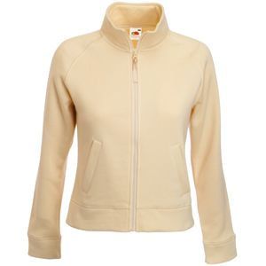 Толстовка женская LADY-FIT SWEAT JACKET 280 бежевый XS - фото 1