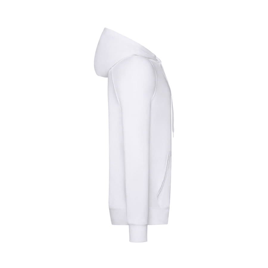 Толстовка без начеса LIGHTWEIGHT HOODED SWEAT 240 белый L - фото 5