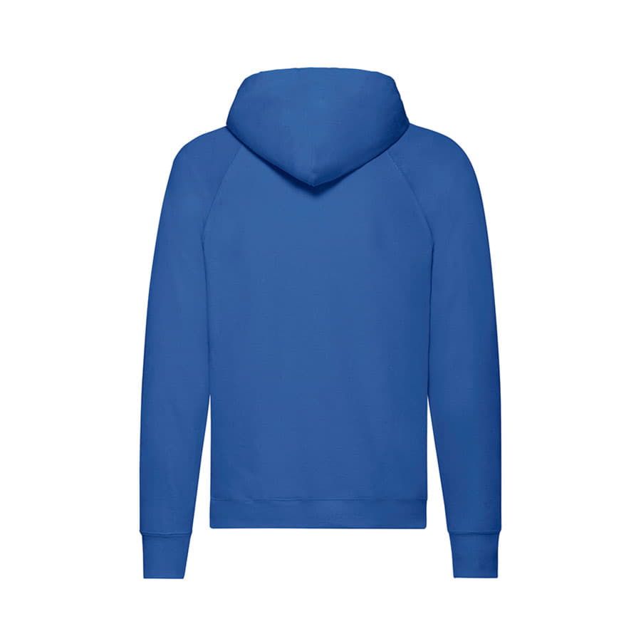 Толстовка без начеса LIGHTWEIGHT HOODED SWEAT 240 черный 2XL - фото 12