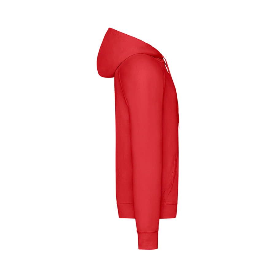 Толстовка без начеса LIGHTWEIGHT HOODED SWEAT 240 красный L - фото 5