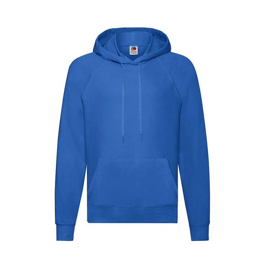 Толстовка без начеса LIGHTWEIGHT HOODED SWEAT 240 синий M - фото 1