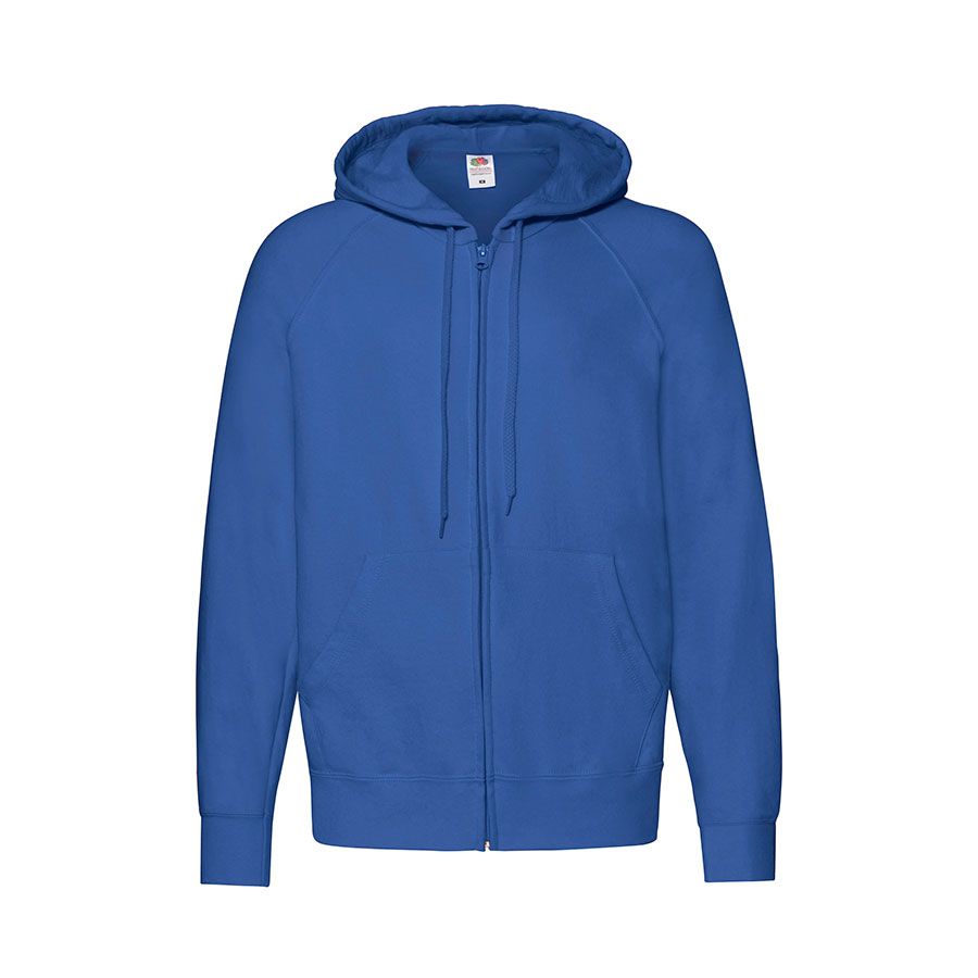 Толстовка без начеса LIGHTWEIGHT HOODED SWEAT JACKET 240 белый 2XL - фото 5