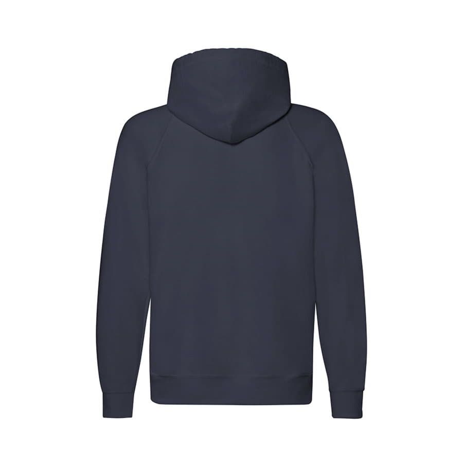 Толстовка без начеса LIGHTWEIGHT HOODED SWEAT JACKET 240 черный L - фото 11