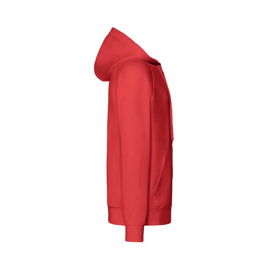 Толстовка без начеса LIGHTWEIGHT HOODED SWEAT JACKET 240 красный 2XL - фото 4