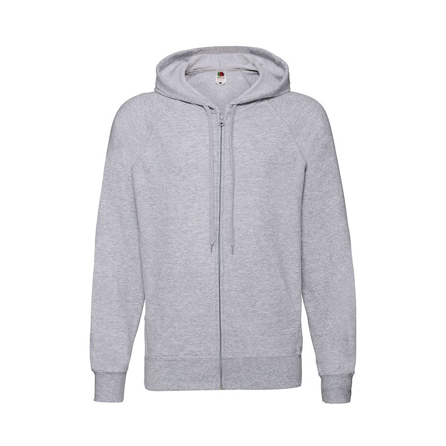 Толстовка без начеса LIGHTWEIGHT HOODED SWEAT JACKET 240 ярко-синий M - фото 13