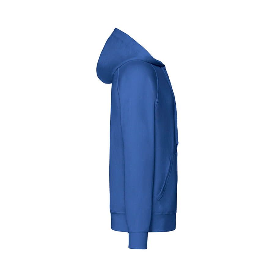 Толстовка без начеса LIGHTWEIGHT HOODED SWEAT JACKET 240 серый XL - фото 8