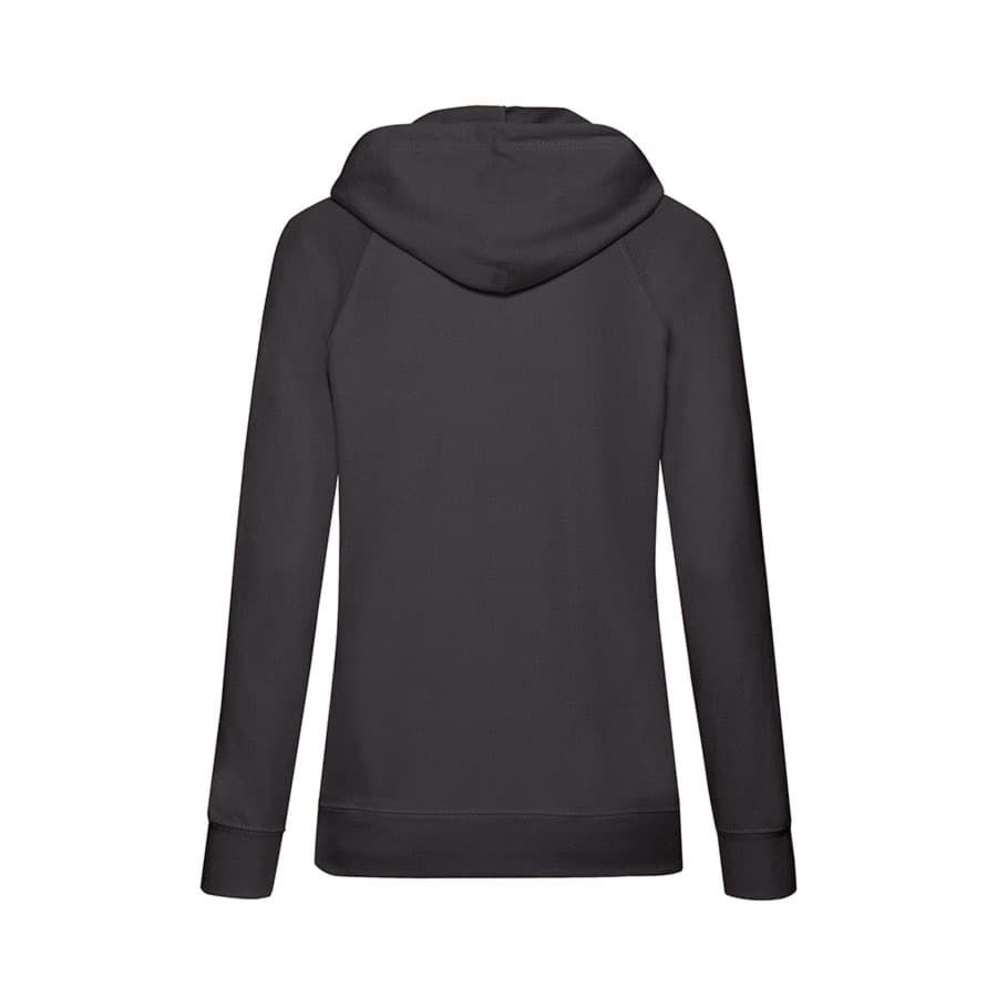 Толстовка женская без начеса LIGHTWEIGH HOODED SWEAT 240 белый L - фото 10