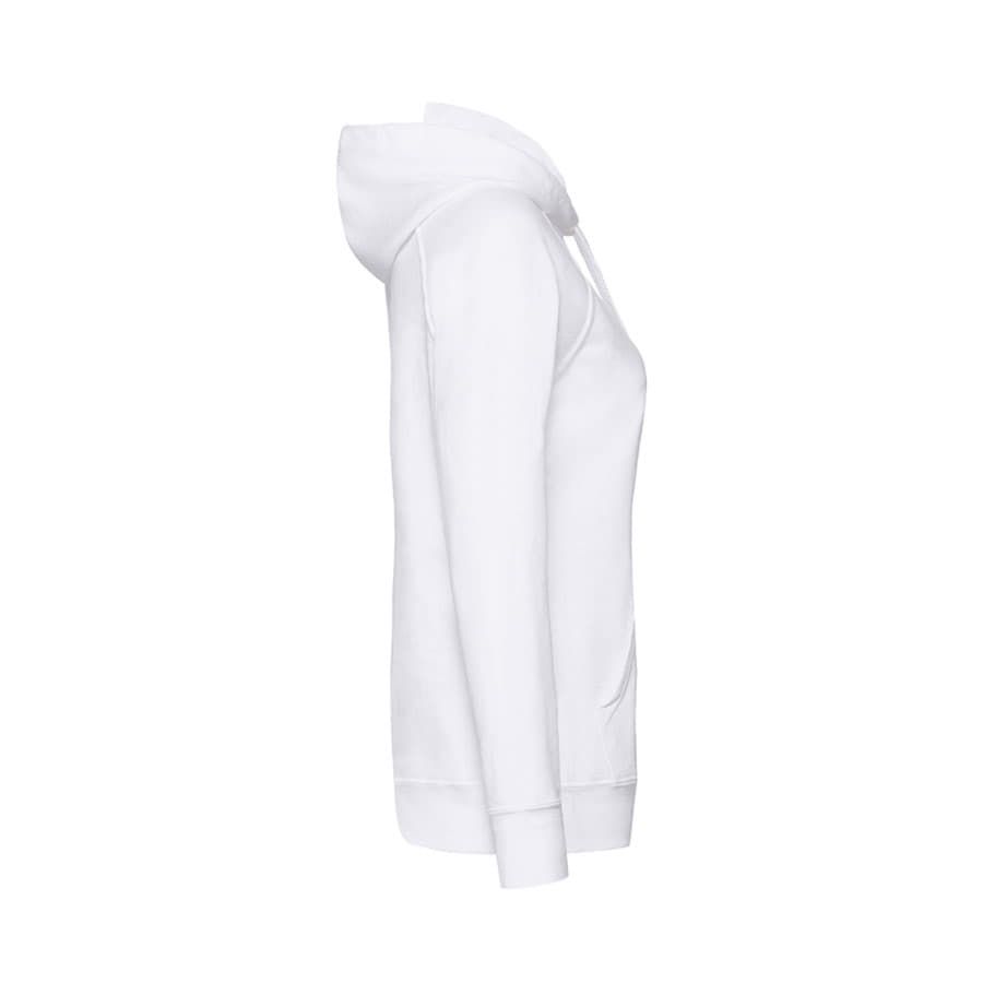 Толстовка женская без начеса LIGHTWEIGH HOODED SWEAT 240 черный XL - фото 9