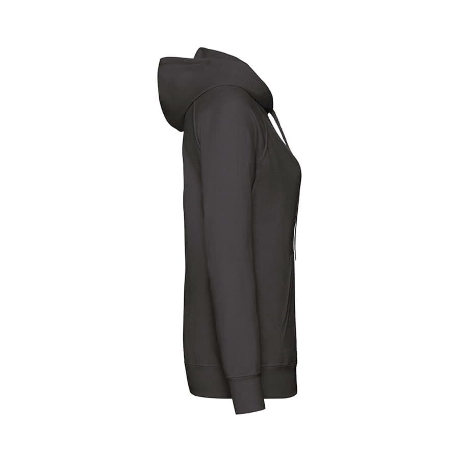 Толстовка женская без начеса LIGHTWEIGH HOODED SWEAT 240 серый меланж M - фото 9