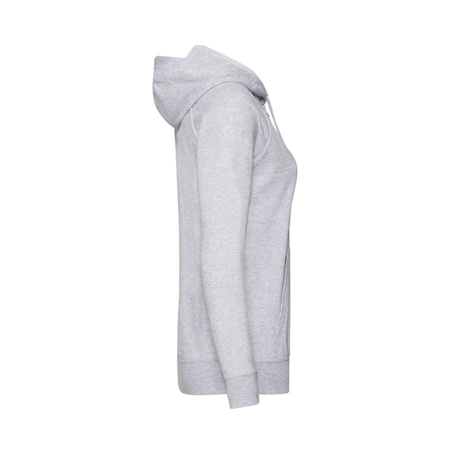 Толстовка женская без начеса LADIES LIGHTWEIGHT HOODED SWEAT 240 серый XS - фото 4
