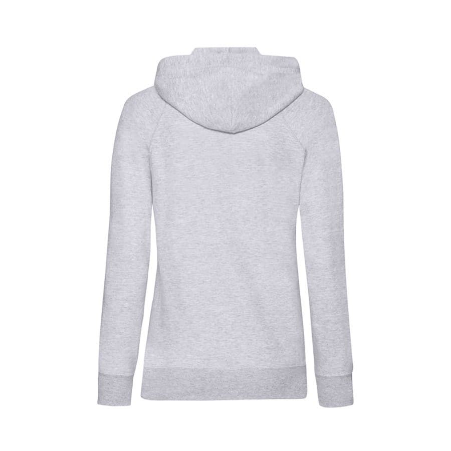 Толстовка женская без начеса LADIES LIGHTWEIGHT HOODED SWEAT 240 серый XS - фото 5