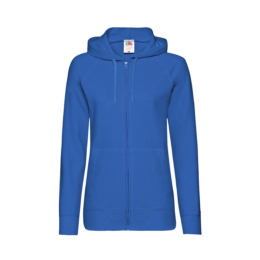 Толстовка женская без начеса LADIES LIGHTWEIGHT HOODED SWEAT 240 серый 2XL - фото 6