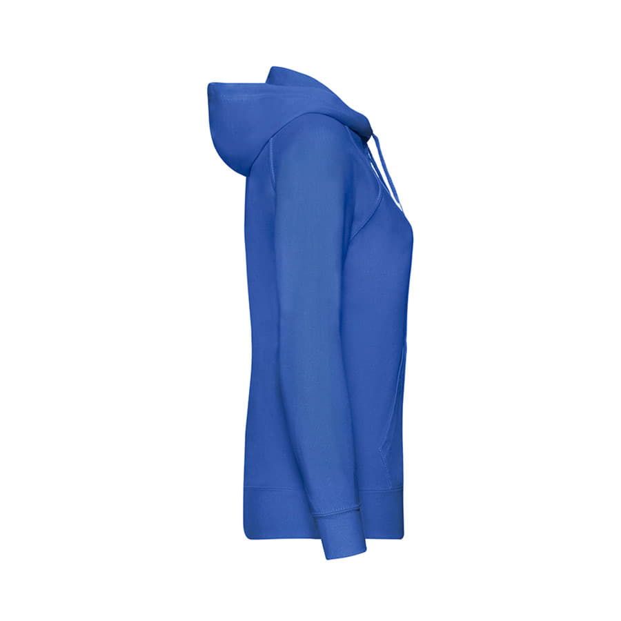 Толстовка женская без начеса LADIES LIGHTWEIGHT HOODED SWEAT 240 серый XS - фото 9