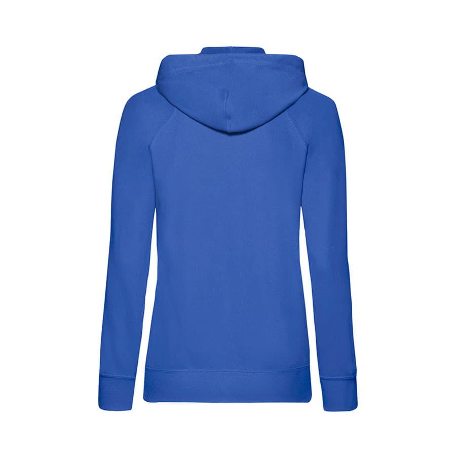 Толстовка женская без начеса LADIES LIGHTWEIGHT HOODED SWEAT 240 серый XS - фото 10