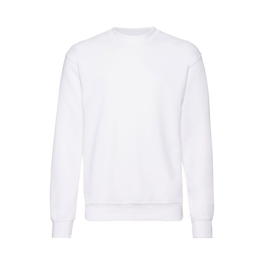 Свитшот с начесом CLASSIC SET-IN SWEAT 280 белый 4XL - фото 1