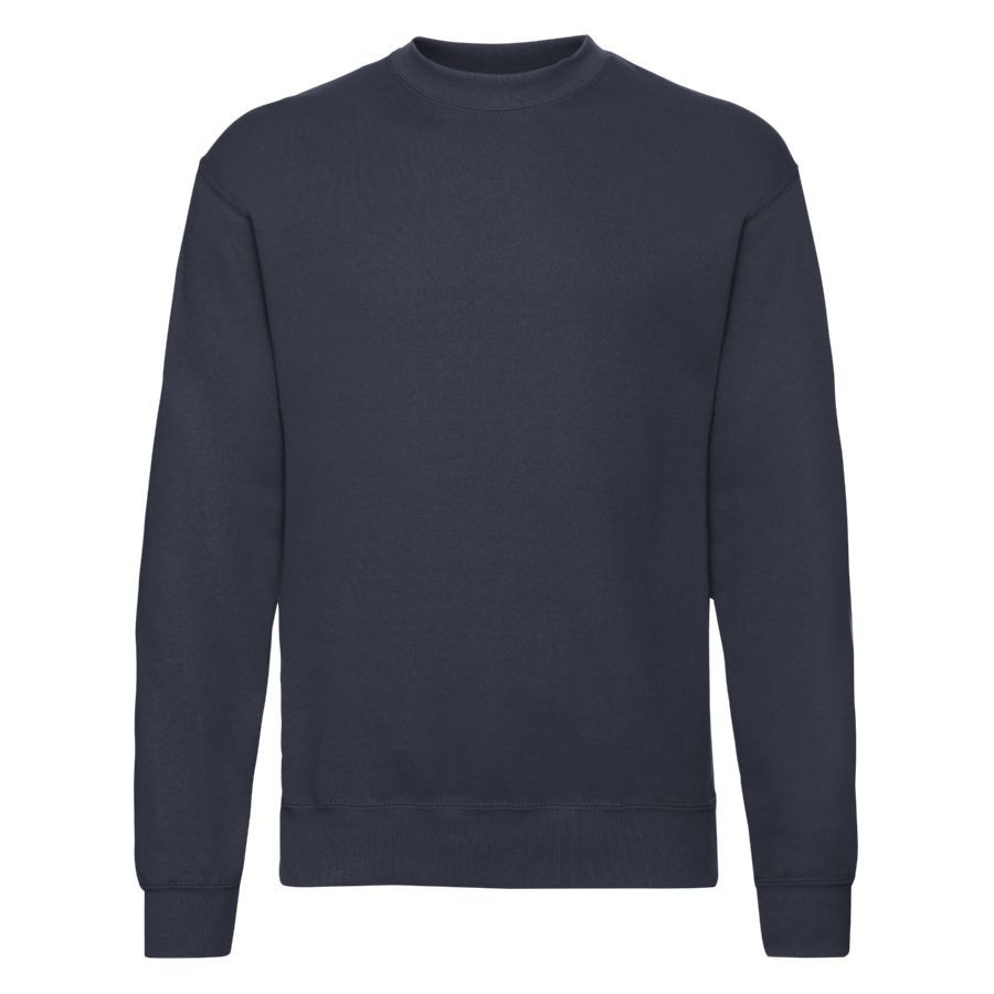 Свитшот с начесом CLASSIC SET-IN SWEAT 280 глубокий темно-синий M - фото 1