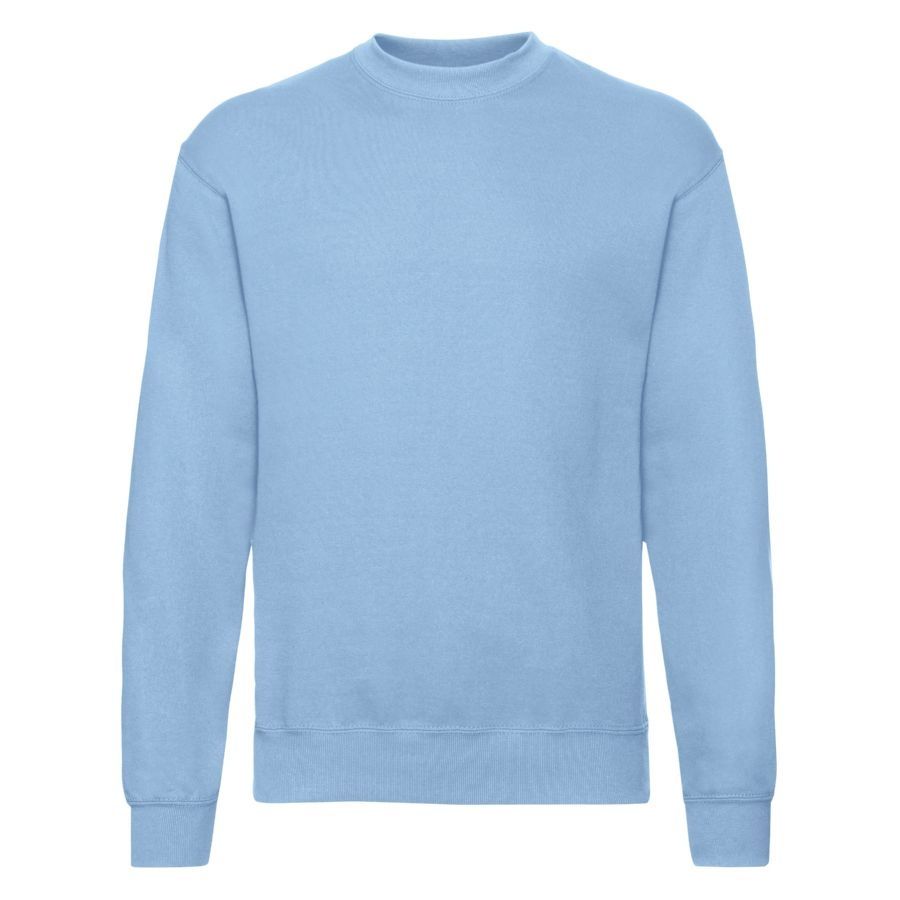 Свитшот с начесом CLASSIC SET-IN SWEAT 280 голубой S - фото 1