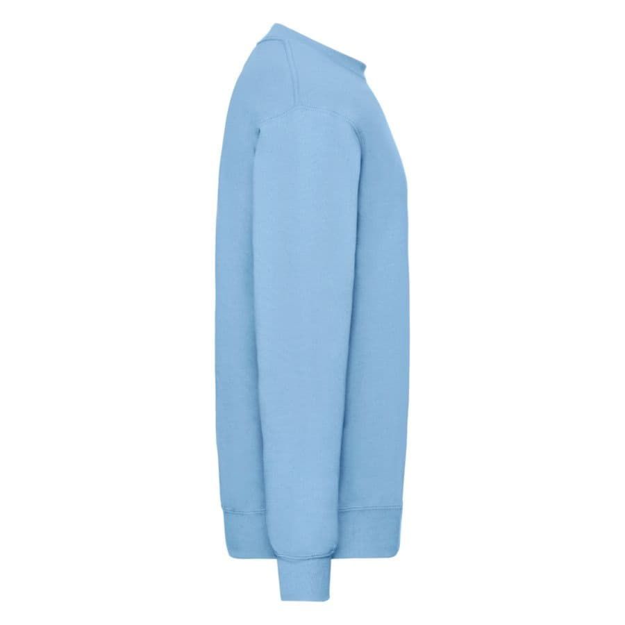 Свитшот с начесом CLASSIC SET-IN SWEAT 280 голубой 4XL - фото 3
