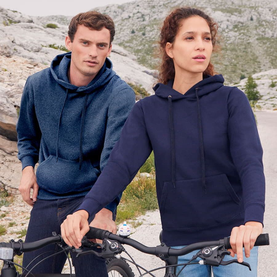 Толстовка с начесом CLASSIC HOODED SWEAT 280 белый 4XL - фото 12