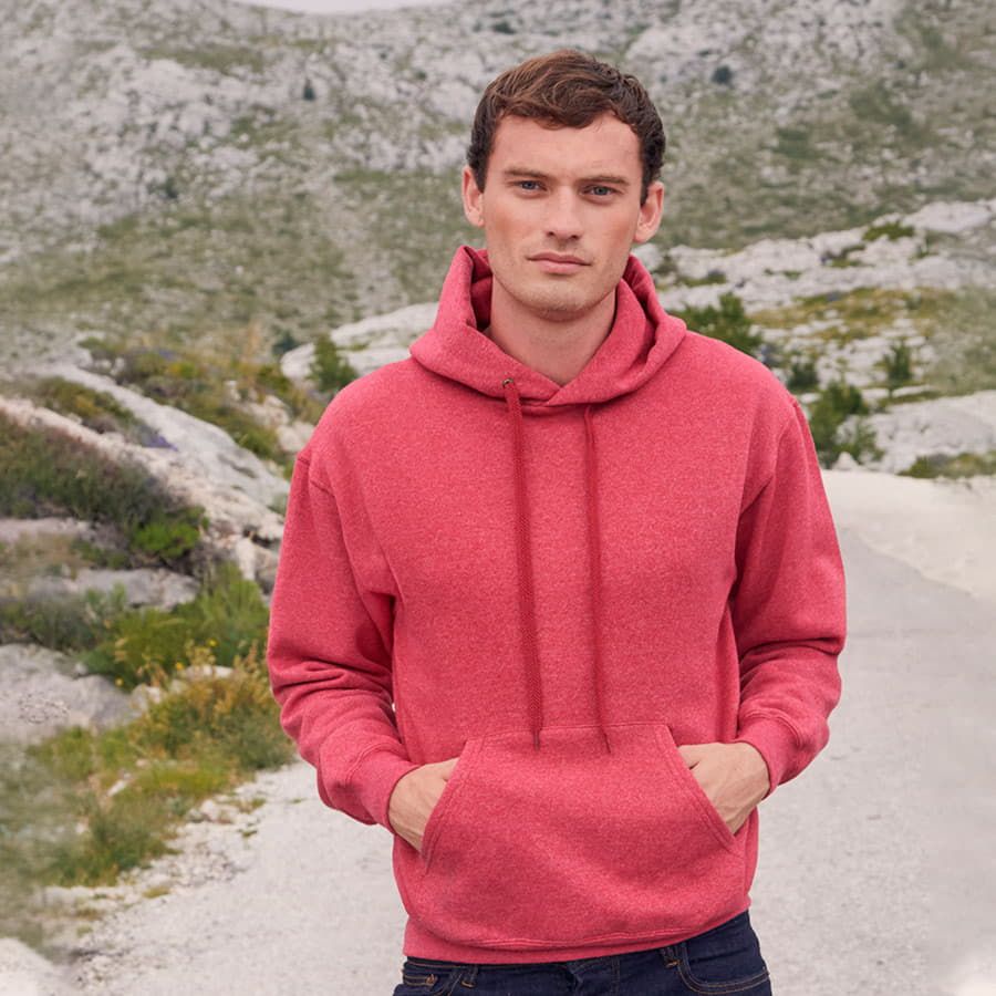 Толстовка с начесом CLASSIC HOODED SWEAT 280 черный S - фото 8