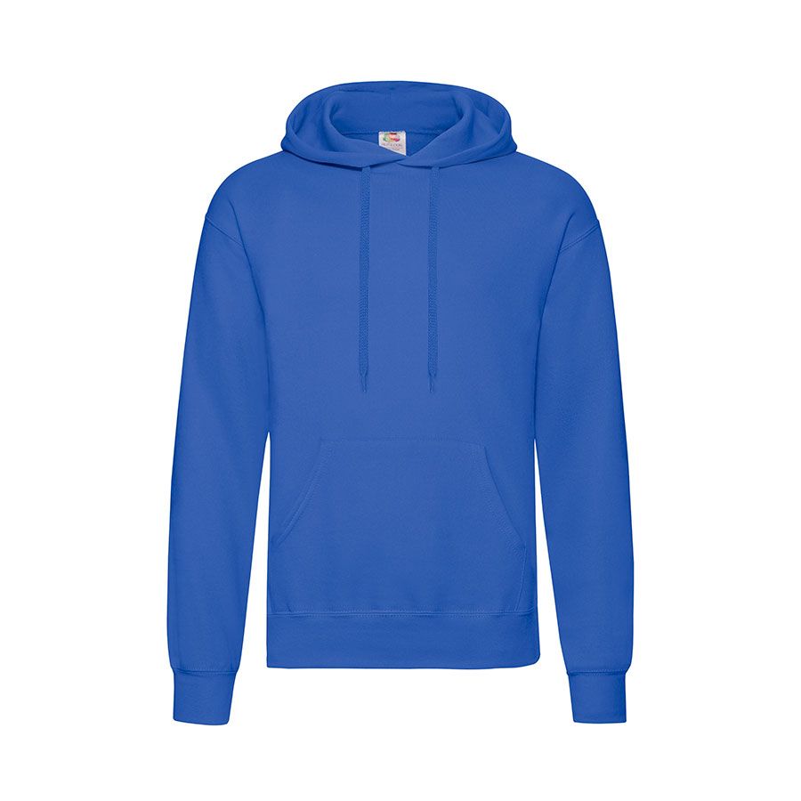 Толстовка с начесом CLASSIC HOODED SWEAT 280 синий S - фото 1