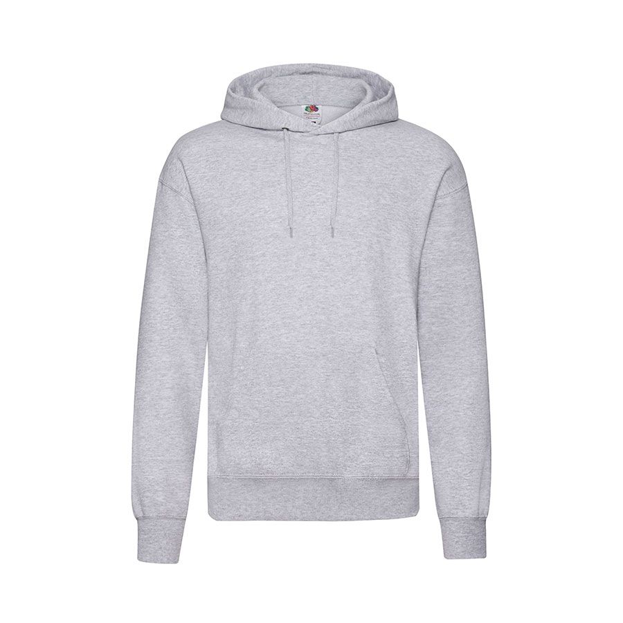 Толстовка с начесом CLASSIC HOODED SWEAT 280 серый меланж S - фото 4