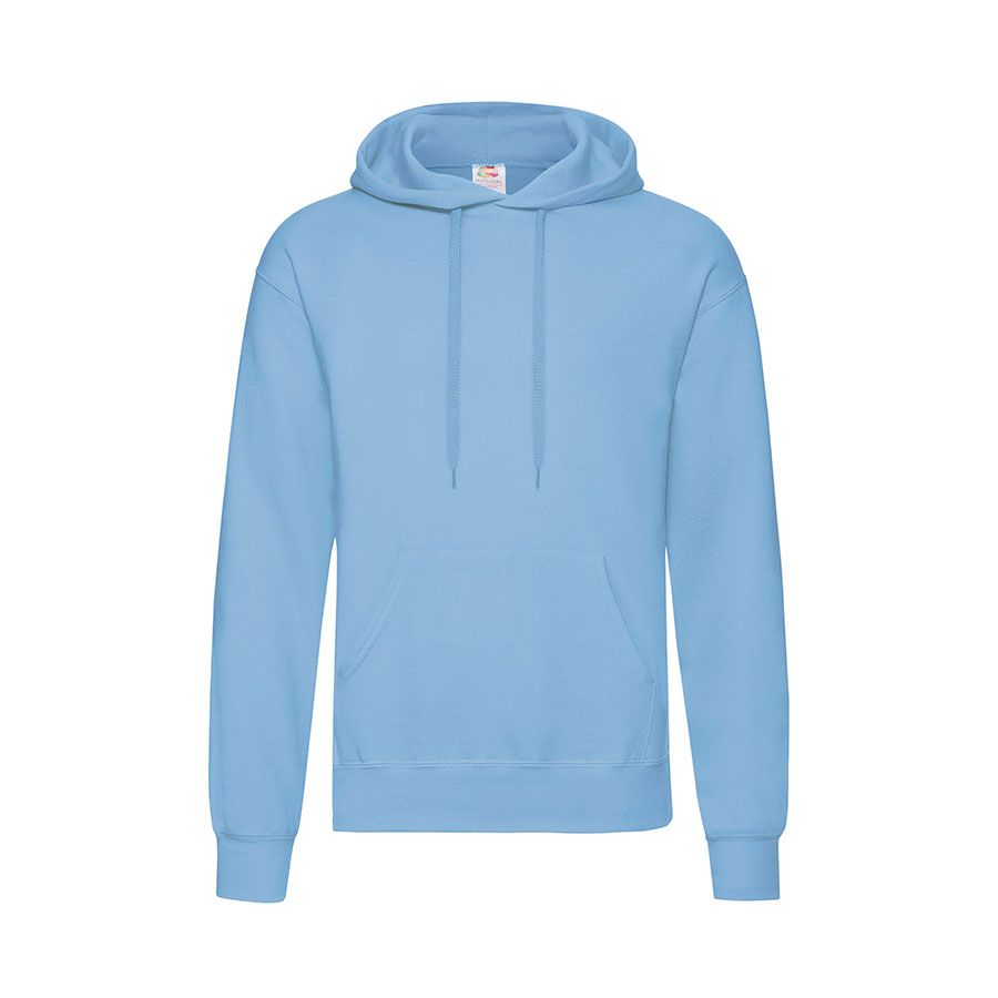 Толстовка с начесом CLASSIC HOODED SWEAT 280 голубой 2XL - фото 1