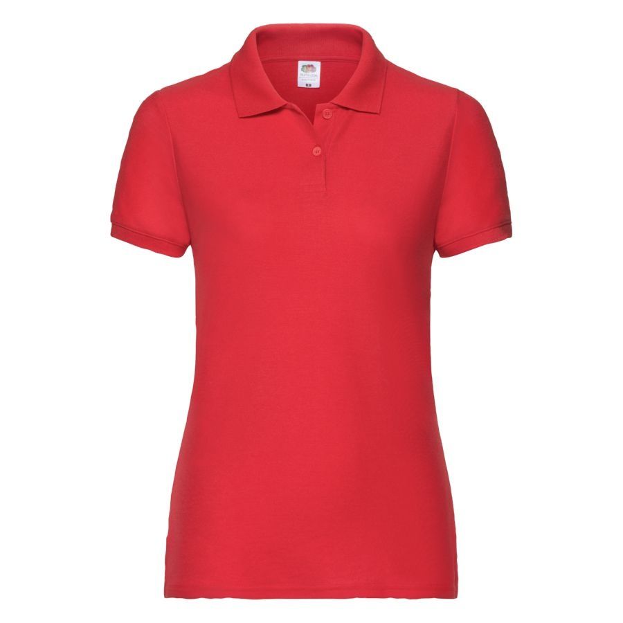 Поло женское 65/35 POLO LADY-FIT 180 красный XS - фото 1
