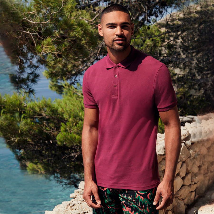Поло мужское PREMIUM POLO 180 желтый 2XL - фото 3