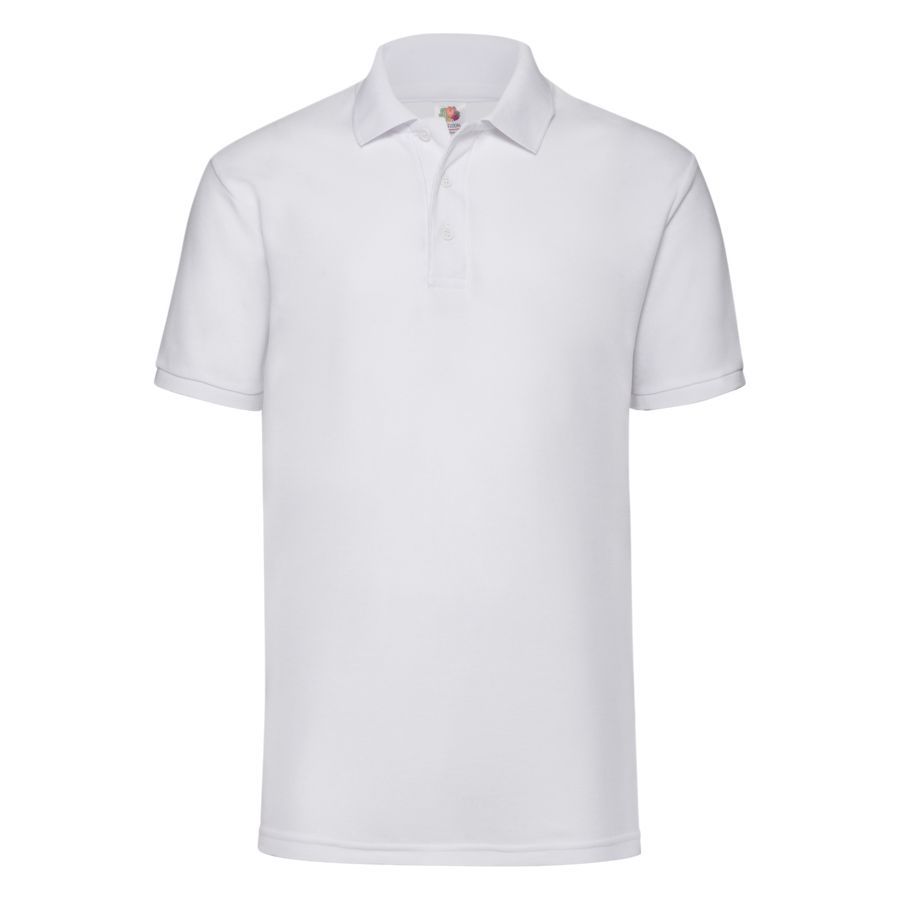 Рубашка поло мужская 65/35 POLO 180 белый 3XL - фото 1