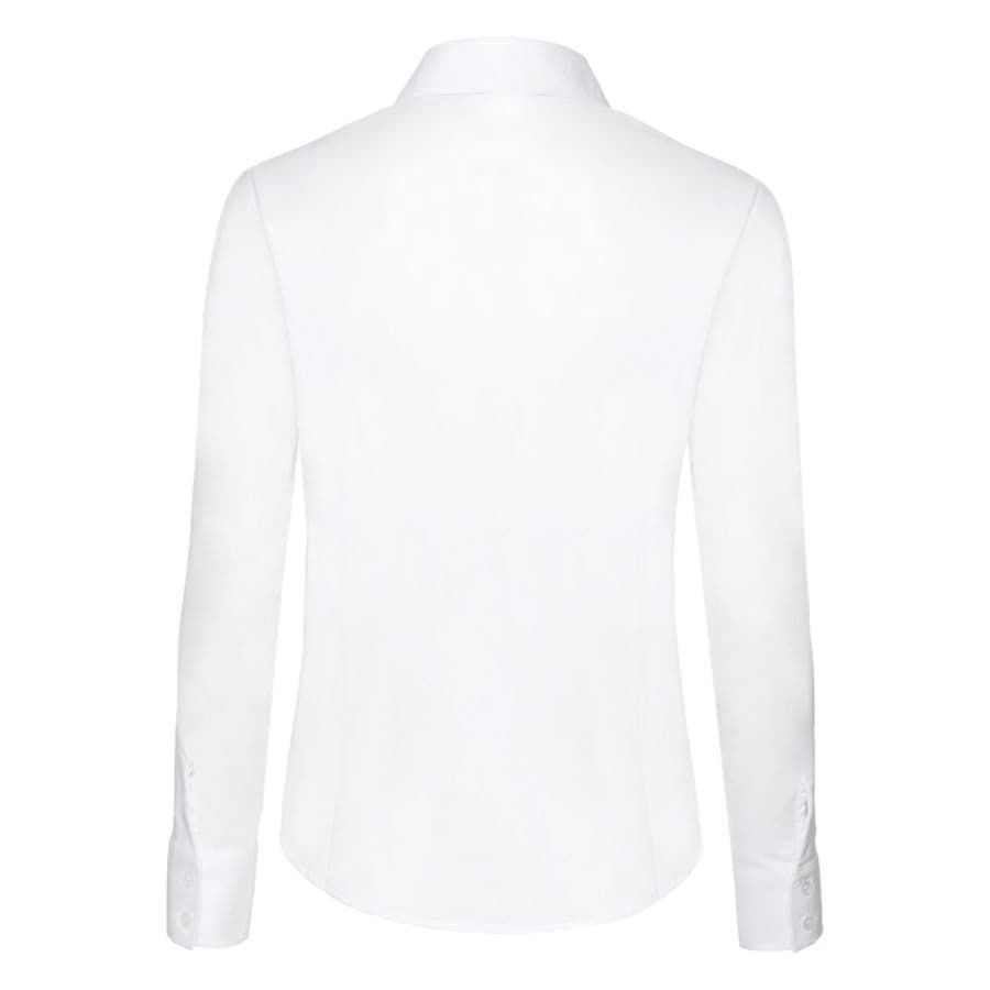 Рубашка женская LONG SLEEVE OXFORD SHIRT LADY-FIT 130 белый XL - фото 2
