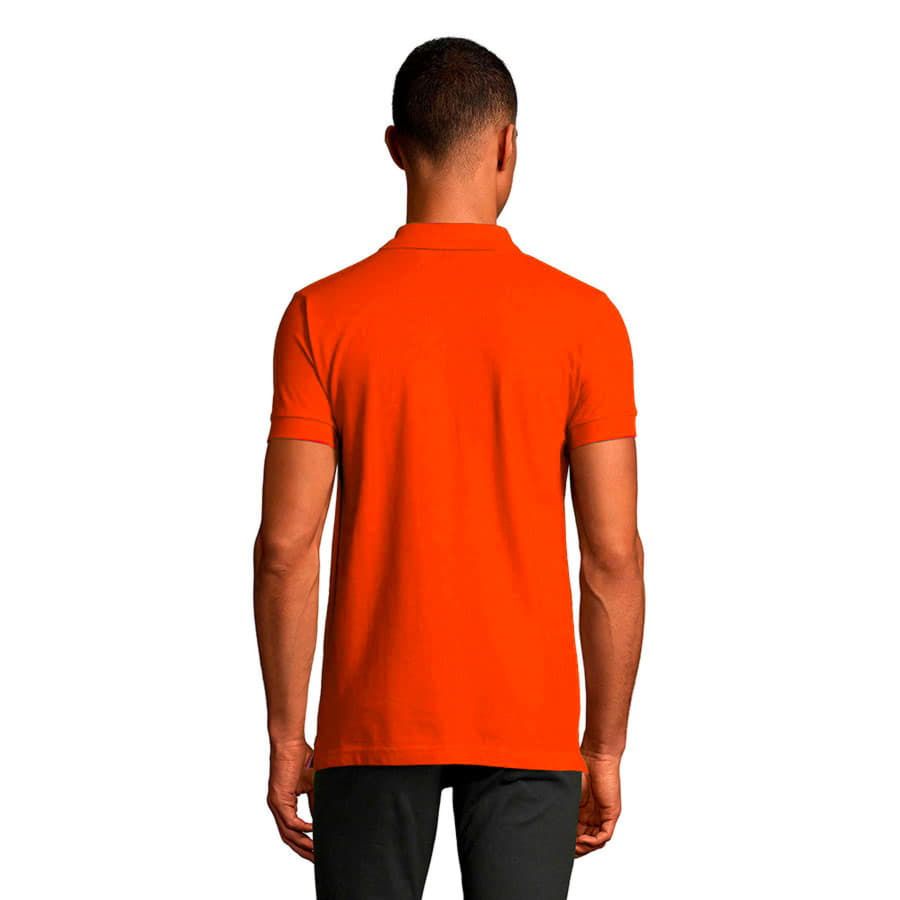 Рубашка поло мужская PORTLAND MEN 200 оранжевый серый 3XL - фото 3